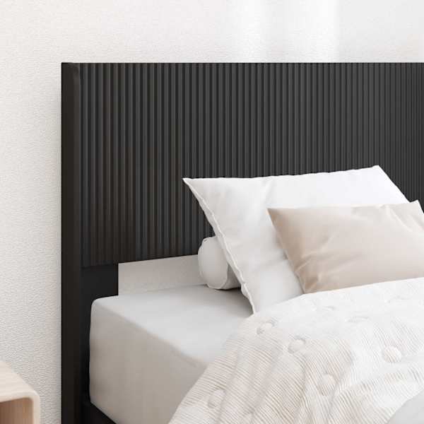 Panipaigaga voodiraam peatsiga, must, 90 × 190 cm — mudel 3414260