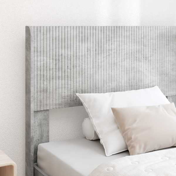 Panipaigaga voodiraam peatsiga, betoonhall, 75 × 190 cm — mudel 3414270