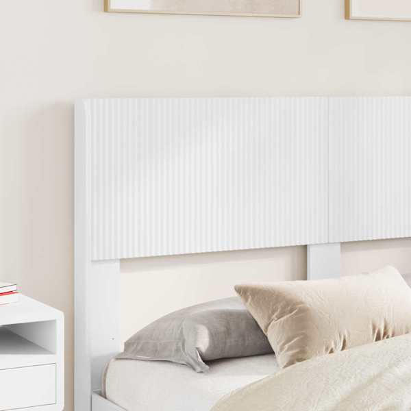 Panipaigaga voodiraam peatsiga, valge, 140 × 200 cm — mudel 3414377