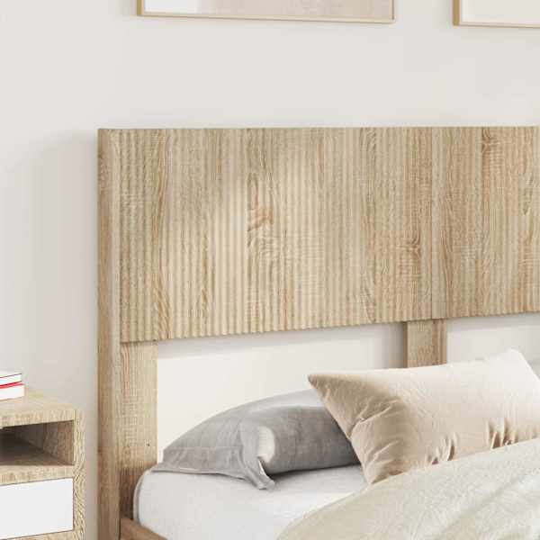Panipaigaga voodiraam peatsiga, sonoma tamm, 140 × 190 cm — mudel 3414385