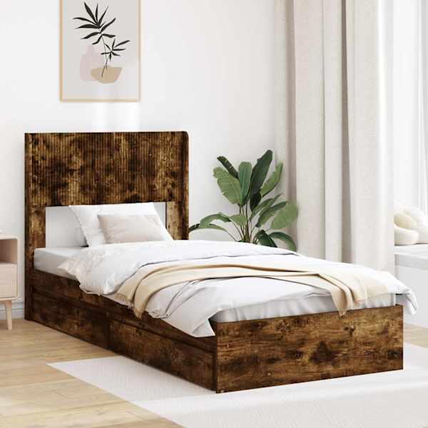 Panipaigaga voodiraam peatsiga, 90 × 190 cm — mudel 3414423