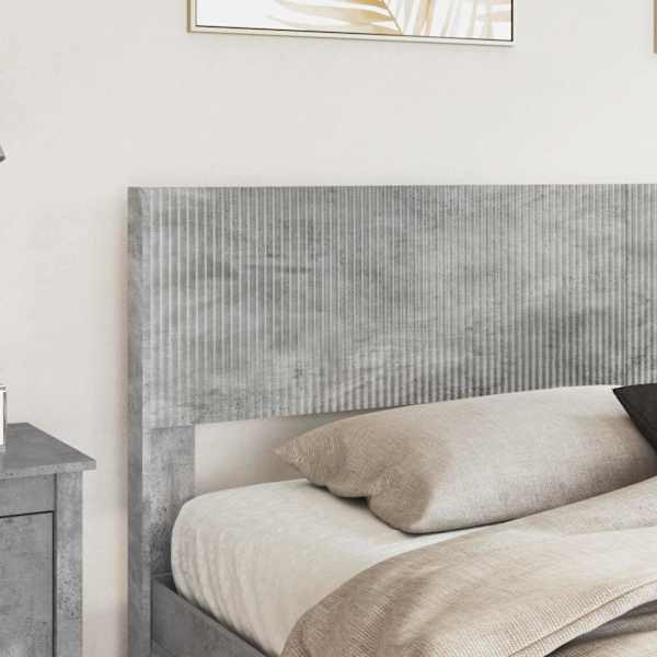 Panipaigaga voodiraam peatsiga, betoonhall, 180 × 200 cm — mudel 3414440