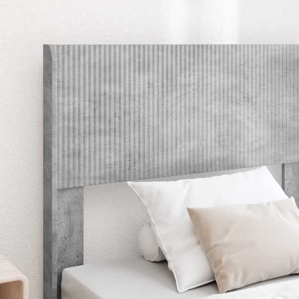 Panipaigaga voodiraam peatsiga, betoonhall, 75 × 190 cm — mudel 3414526