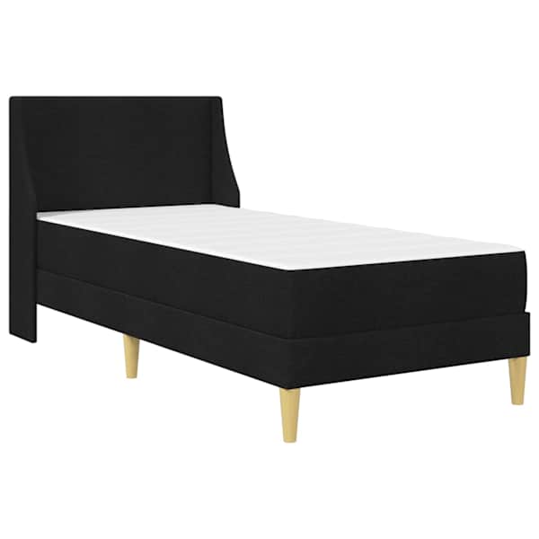 Voodiraam koos madratsiga, must, 90 × 200 cm — mudel 3414716