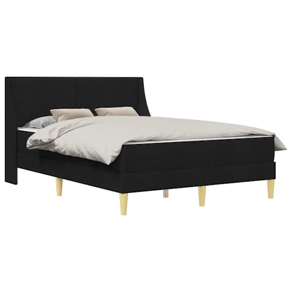 Voodiraam koos madratsiga, must, 160 × 200 cm — mudel 3414746