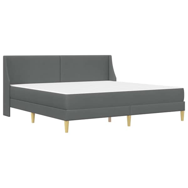 Voodiraam koos madratsiga, tumehall, 180 × 200 cm — mudel 3414750