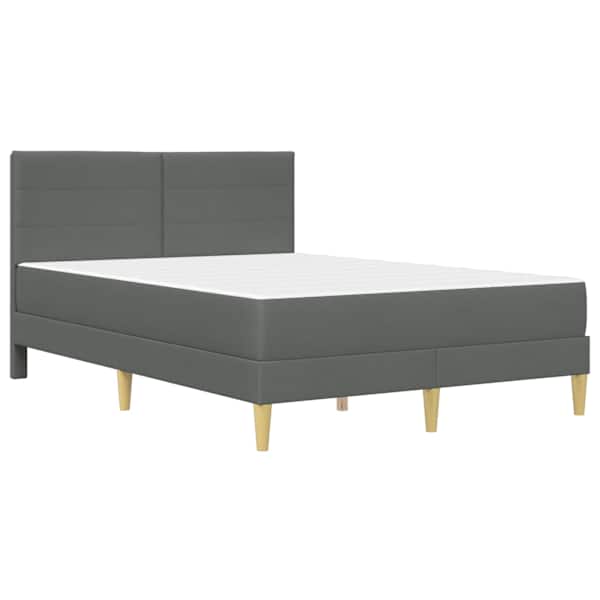 Voodiraam koos madratsiga, tumehall, 120 × 200 cm — mudel 3414950