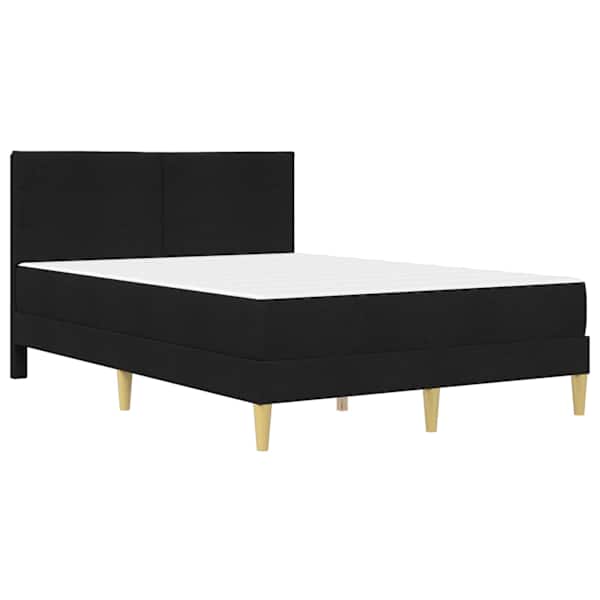 Voodiraam koos madratsiga, must, 140 × 190 cm — mudel 3414956