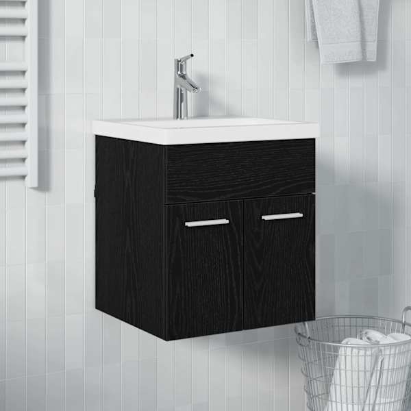 Valamukapp Must tamm 41 × 38,5 × 46 cm Tehispuit