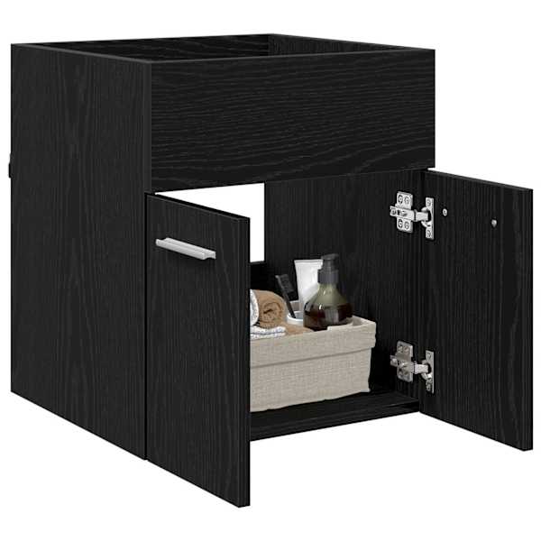 Valamukapp Must tamm 41 × 38,5 × 46 cm Tehispuit