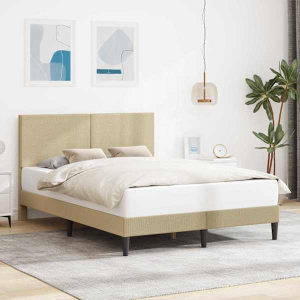 Voodiraam, hele roheline hall, 120 × 200 cm, kangas — mudel 42027727