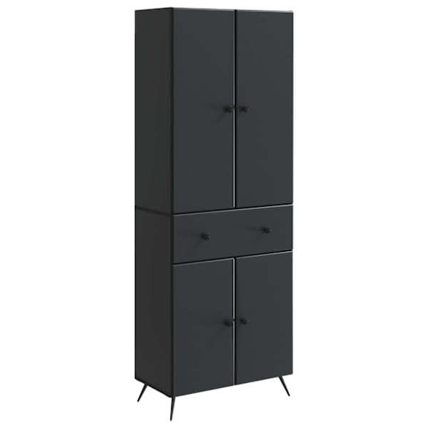 Kapi Komplekt 2 tk Must 66 × 34.5 × 90 cm Tehispuit