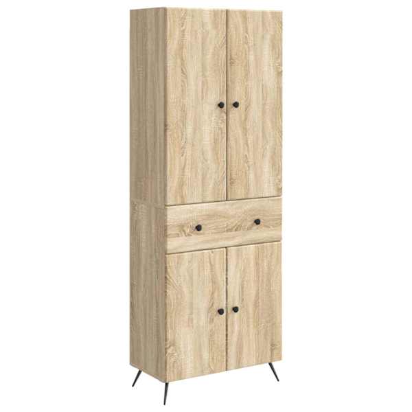 Kapi Komplekt 2 tk Sonoma tamm 66 × 34.5 × 90 cm Tehispuit