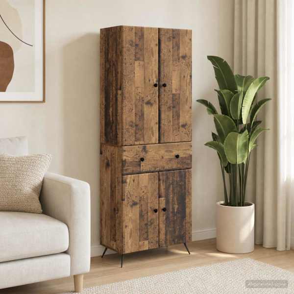 Kapi Komplekt 2 tk Vana puit 66 × 34.5 × 90 cm Tehispuit