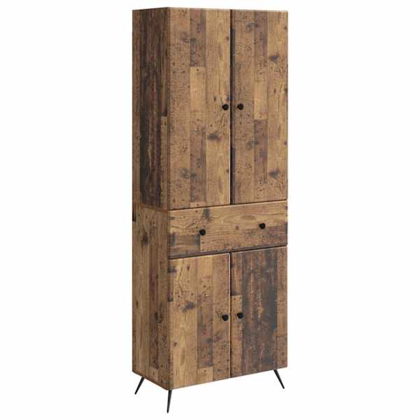 Kapi Komplekt 2 tk Vana puit 66 × 34.5 × 90 cm Tehispuit