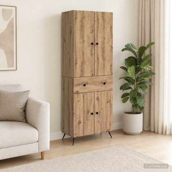 Kapi Komplekt 2 tk Artisan tamm 66 × 34.5 × 90 cm Tehispuit
