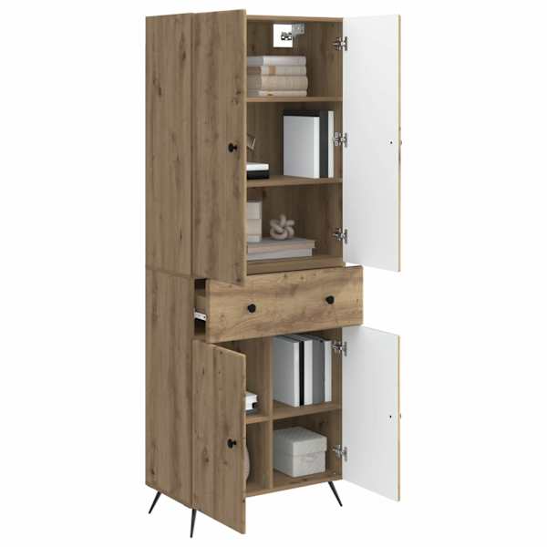 Kapi Komplekt 2 tk Artisan tamm 66 × 34.5 × 90 cm Tehispuit
