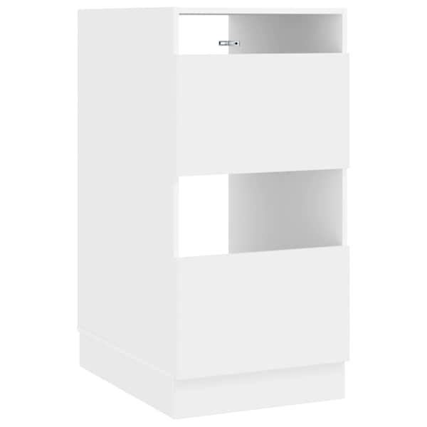 Pesukaapp ladustamisega uksega Valge 50 × 68 × 102 cm Tehispuit