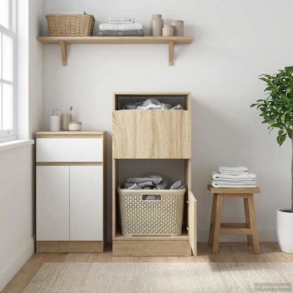 Pesukaapp ladustamisega Sonoma 50 × 68 × 102 cm Tehispuit