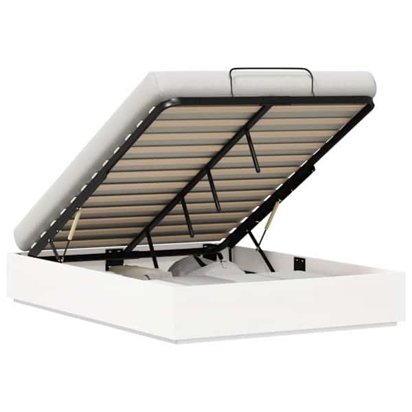 Panipaigaga voodiraam, valge, 135 × 190 cm — mudel 3418742