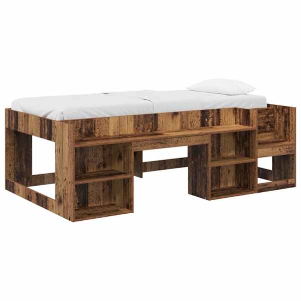 Panipaigaga lastevoodiraam, vana puit, 80 × 200 cm — mudel 3422601