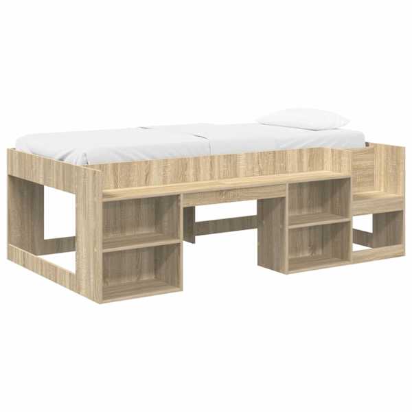 Panipaigaga lastevoodiraam, sonoma tamm, 90 × 200 cm — mudel 3422605