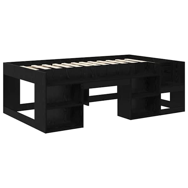 Panipaigaga lastevoodiraam, must tamm, 90 × 190 cm — mudel 3422628