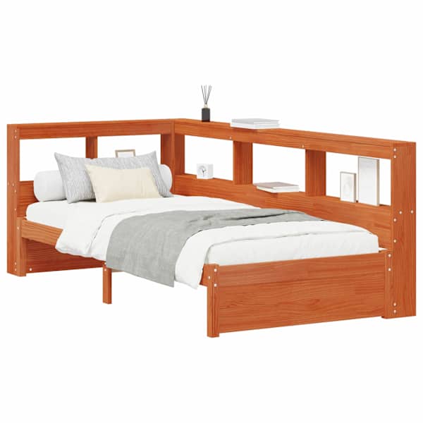 Panipaigaga voodiraam riiuliga peatsiga, 90 × 200 cm — mudel 3423801