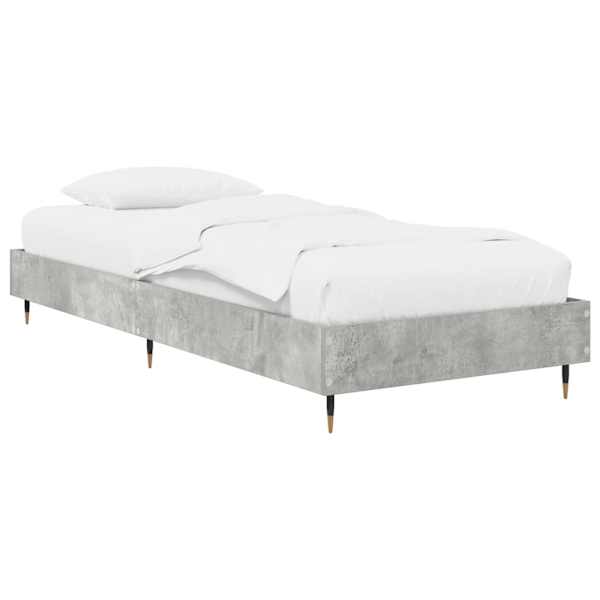 Voodiraam, betoonhall, 80 × 200 cm, tehispuit — mudel 8009053