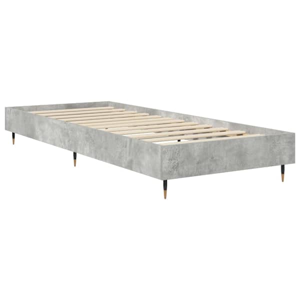 Voodiraam, betoonhall, 80 × 200 cm, tehispuit — mudel 8009053