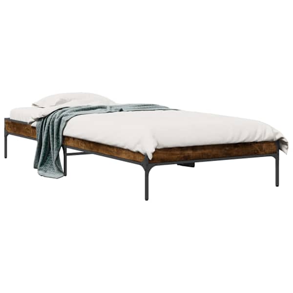 Voodiraam, suitsu tamm, 80 × 200 cm, tehispuit — mudel 8009127