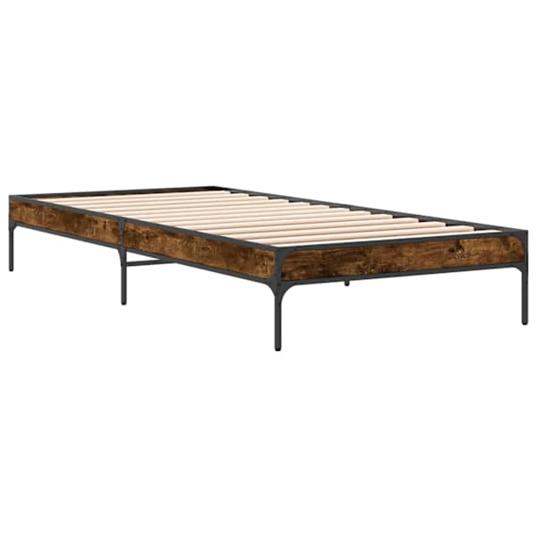 Voodiraam, suitsu tamm, 80 × 200 cm, tehispuit — mudel 8009127