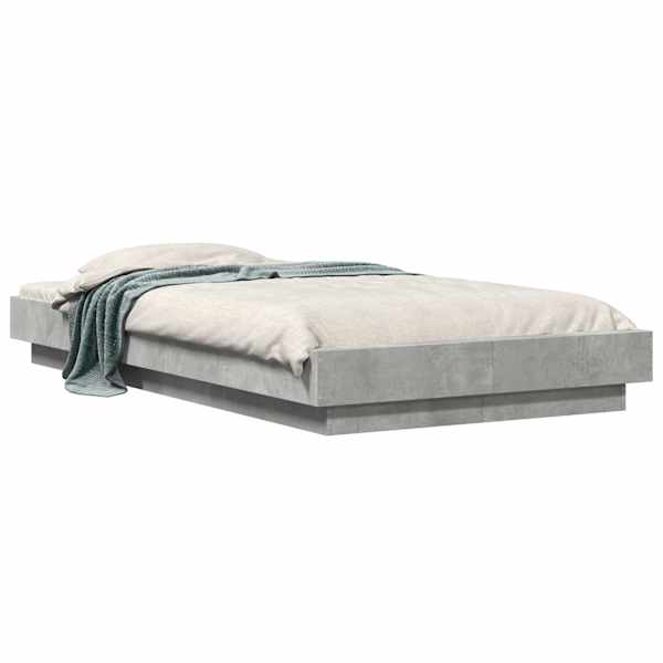 Voodiraam, betoonhall, 80 × 210 cm, tehispuit — mudel 3429704