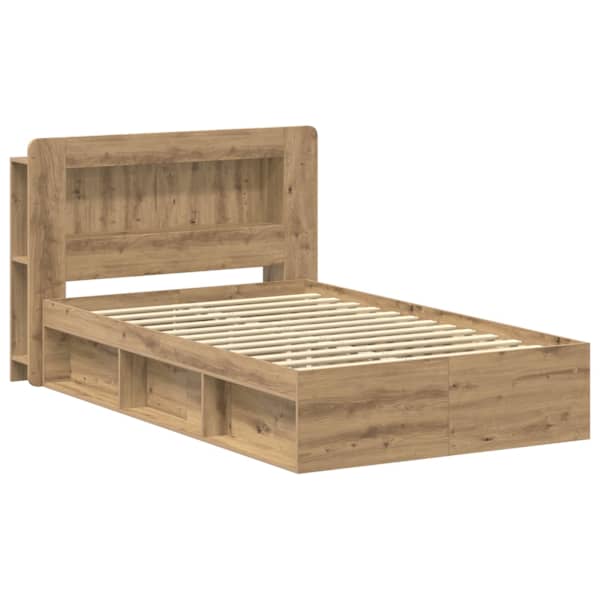 Panipaigaga voodiraam peatsiga, artisan tamm, 120 × 190 cm, tehispuit — mudel 3433462