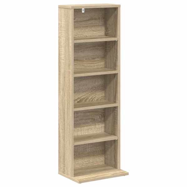 CD kapp Sonoma tamm 33 × 23,5 × 97,5 cm Tehispuit