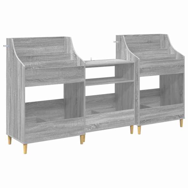 Meedia riiulite komplekt 3 tk Hall Sonoma 212 × 46 × 112 cm