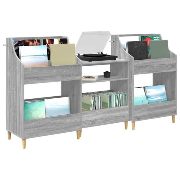 Meedia riiulite komplekt 3 tk Hall Sonoma 212 × 46 × 112 cm