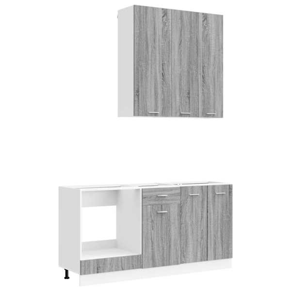Köögikappide komplekt LYON 5 tk Hall Sonoma Tehispuit