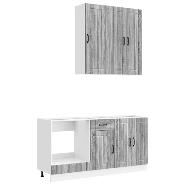Köögikappide komplekt LUCCA 5 tk Hall Sonoma Tehispuit