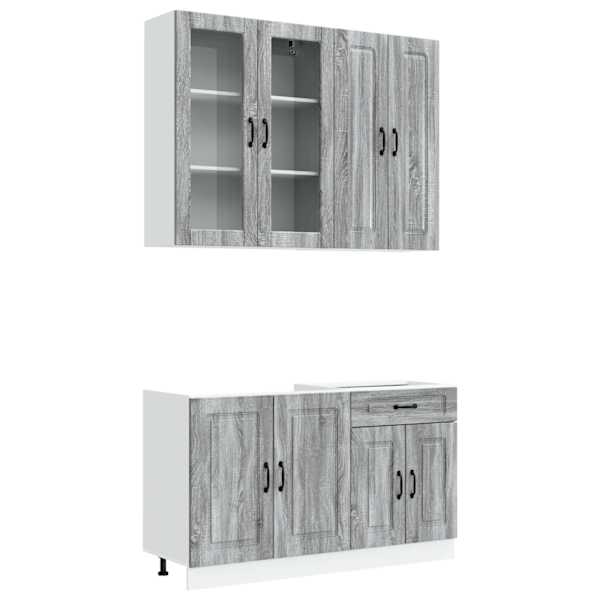 Köögikappide komplekt KALMAR 4 tk Hall Sonoma Tehispuit