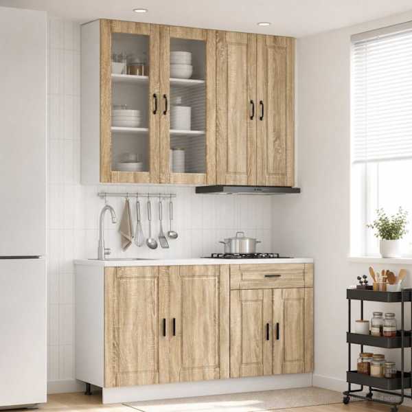 Köögikappide komplekt PORTO 4 tk Sonoma tamm Tehispuit