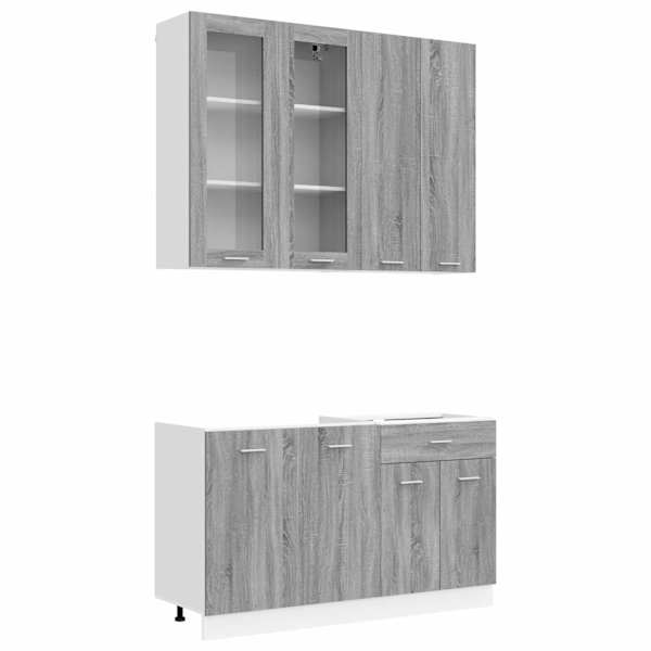Köögikappide komplekt LYON 4 tk Hall Sonoma Tehispuit