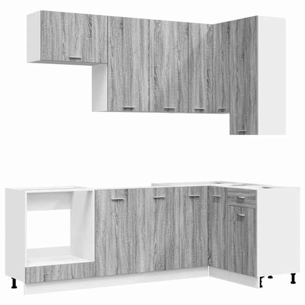 Köök üksus LYON 8 tk Hall Sonoma Tehispuit