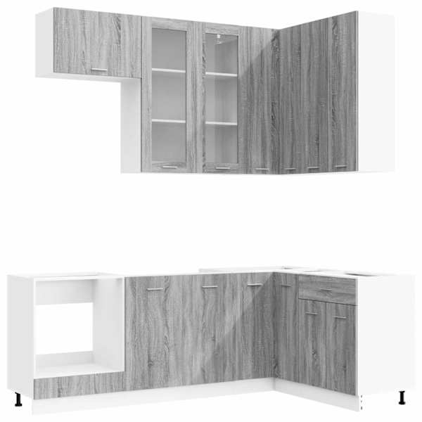 Köök üksus LYON 8 tk Hall Sonoma Tehispuit