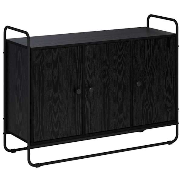 Puhvetkapp Must tamm 102 × 35 × 75 cm Tehispuit