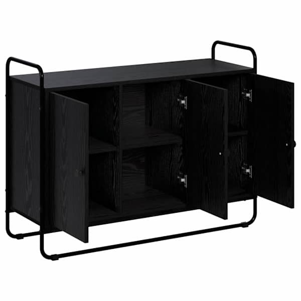 Puhvetkapp Must tamm 102 × 35 × 75 cm Tehispuit