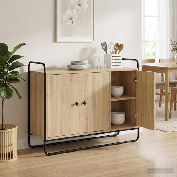 Puhvetkapp Sonoma tamm 102 × 35 × 75 cm Tehispuit