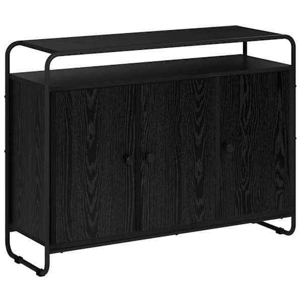 Puhvetkapp Must tamm 102 × 35 × 75 cm Tehispuit