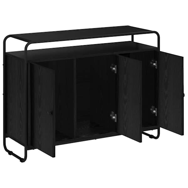 Puhvetkapp Must tamm 102 × 35 × 75 cm Tehispuit