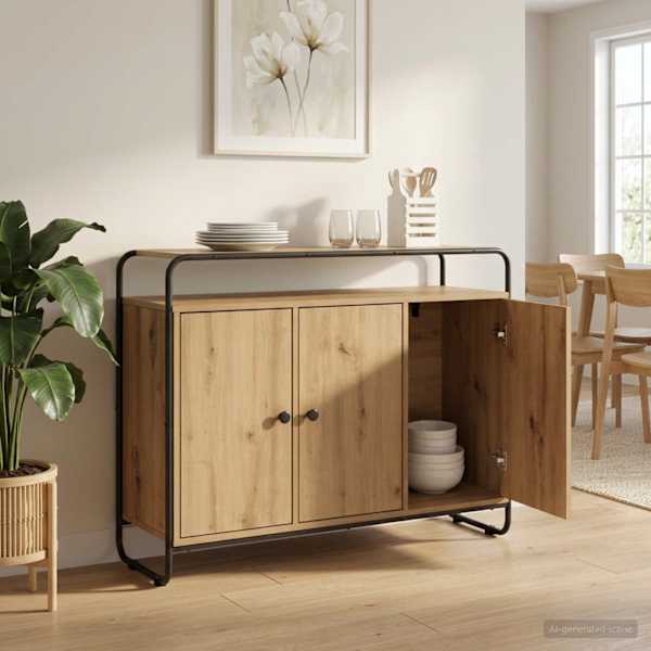 Puhvetkapp Artisan tamm 102 × 35 × 75 cm Tehispuit
